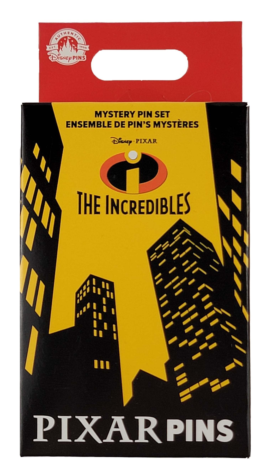 Disney Pin - The Incredibles Heroes and Villains Mystery Box - 2 Pins - Sealed