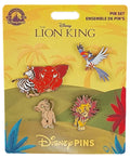 Disney Pin - Booster Set - The Lion King 30th Anniversary - 4-Pin Set - front view