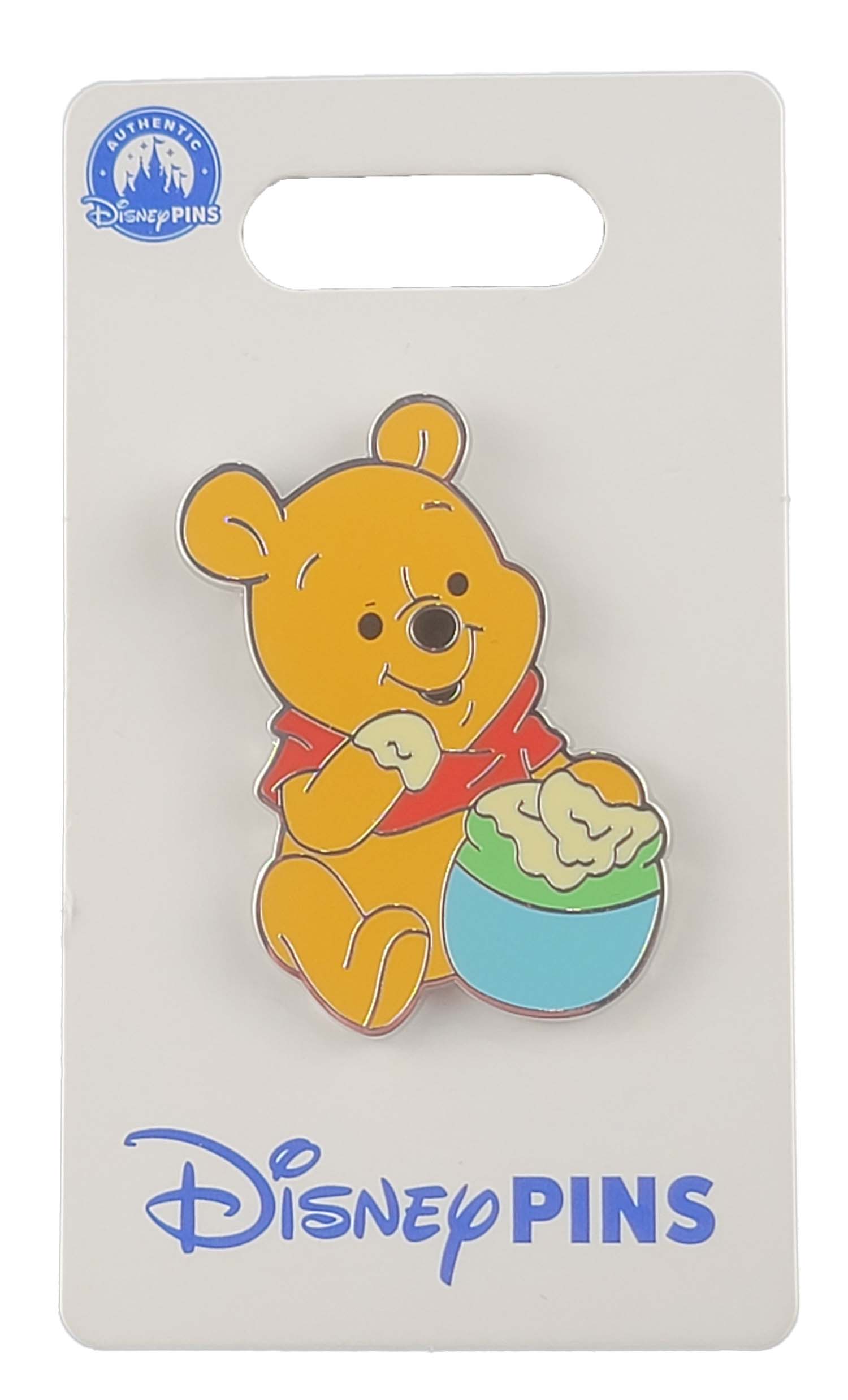 Disney Pin - Winnie the Pooh - Baby Winnie - Eating Honey from a Hunny Pot