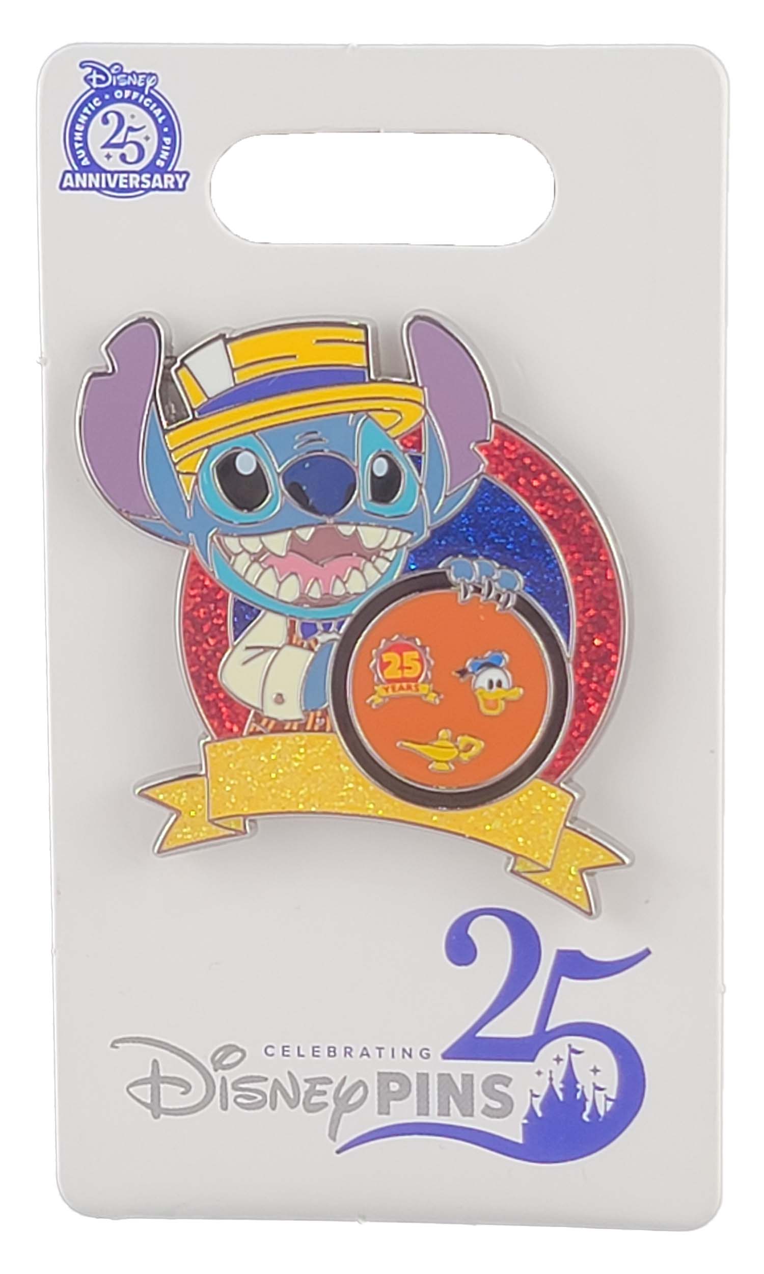 Disney Pin - 25 Years of Pin Trading - Stitch Dressed as Scoop