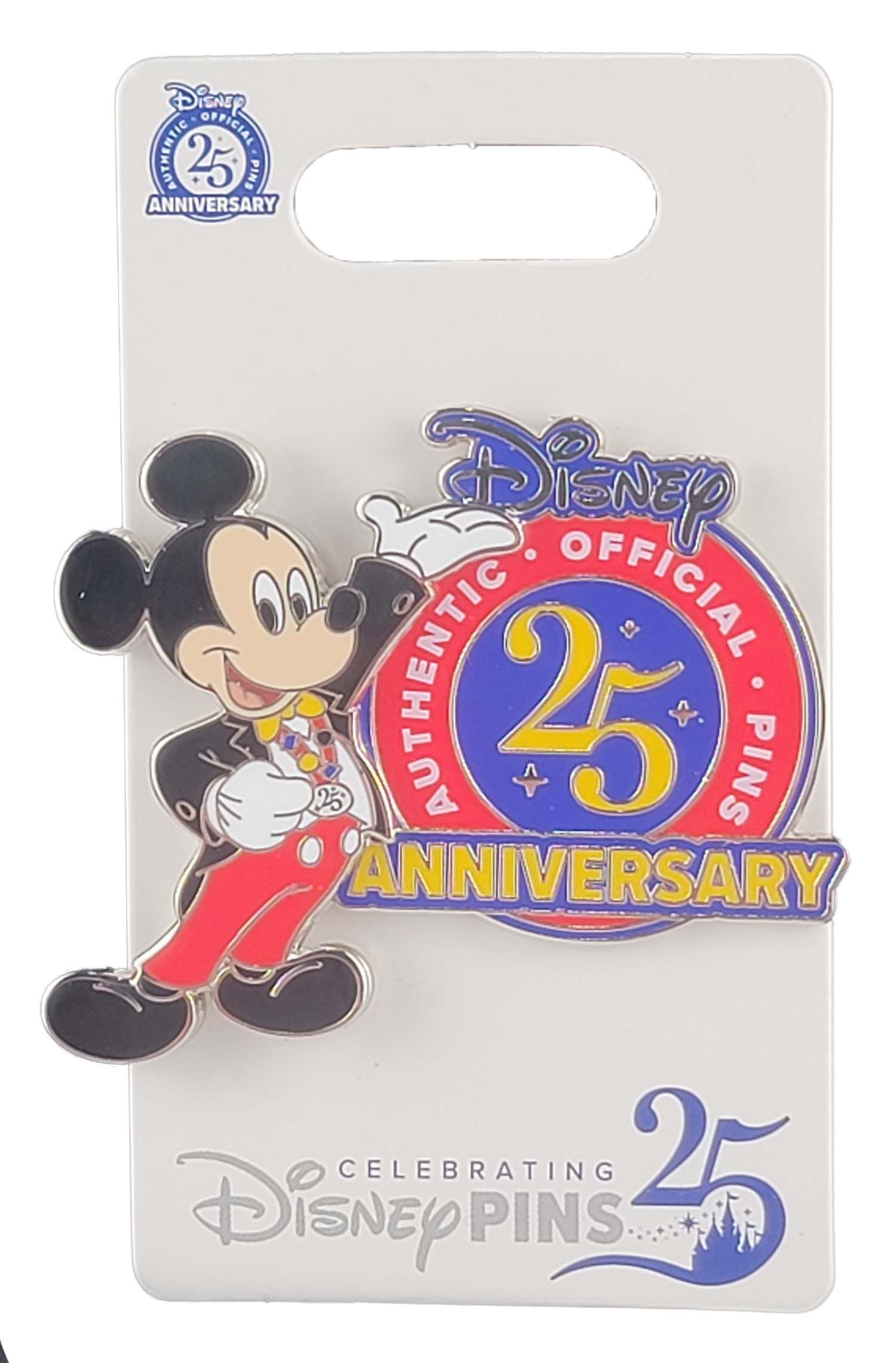 Disney Pin - 25th Anniversary - Celebrating 25 Years of Pin Trading - Mickey Mouse