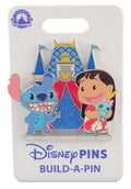Disney Pin - Build A Pin Starter Set - Lilo, Stitch and Scrump - Castle Stage
