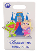 Disney Pin - Build A Pin - Set - Muppets - Kermit and Miss Piggy
