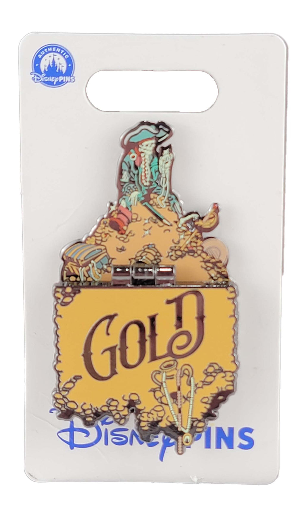 Disney Pin - Pirates of the Caribbean - Skeleton Pirate - All That Glitters Be Not Gold, image 1