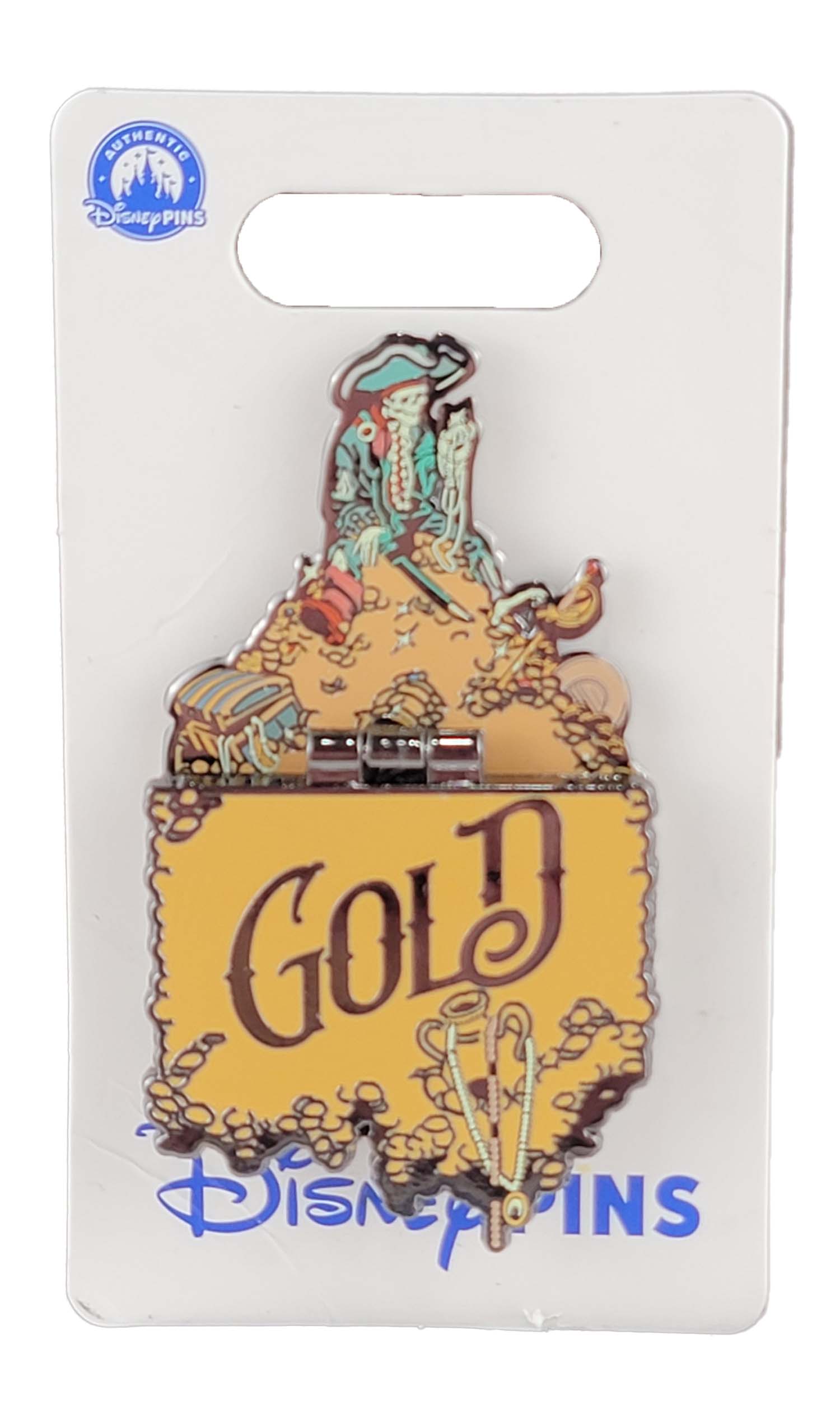 Disney Pin - Pirates of the Caribbean - Skeleton Pirate - All That Glitters Be Not Gold, image 1