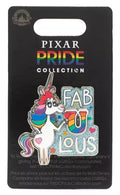 Disney Pin - Rainbow Pride Collection - Pixar - Inside Out - Fabulous - Unicorn
