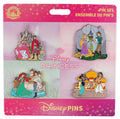 Disney Pin - Booster Set - Disney Princess Fairytale Couples - 4-Pin Set - front view