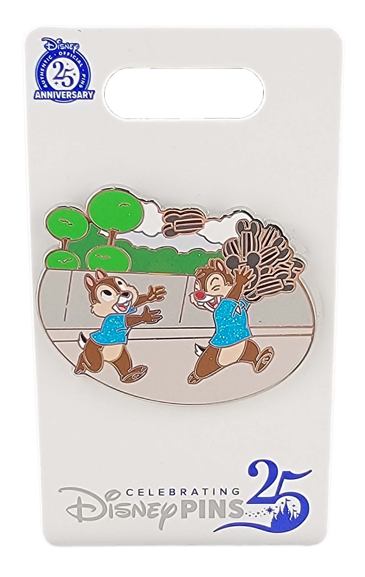 Disney Pin - 25 Years of Pin Trading - Mickey and Friends - Chip and Dale
