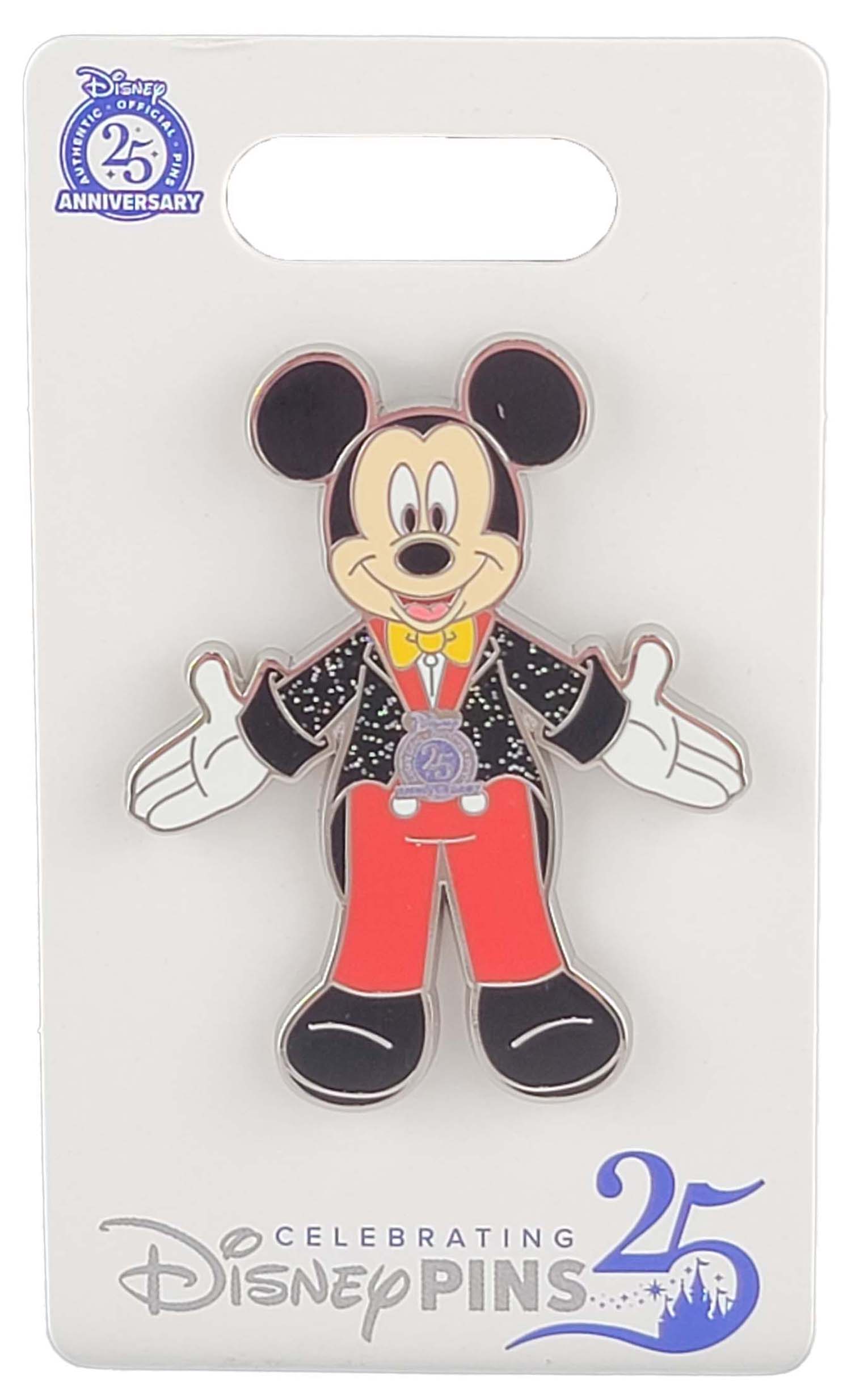 Disney Pin - 25 Years of Pin Trading - Mickey Mouse - Tuxedo