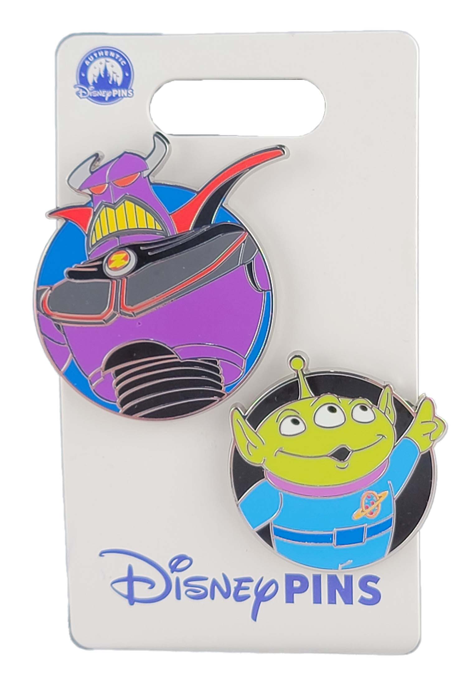 Disney Pin - Toy Story - Emperor Zurg and Little Green Alien - 2 Pin Set