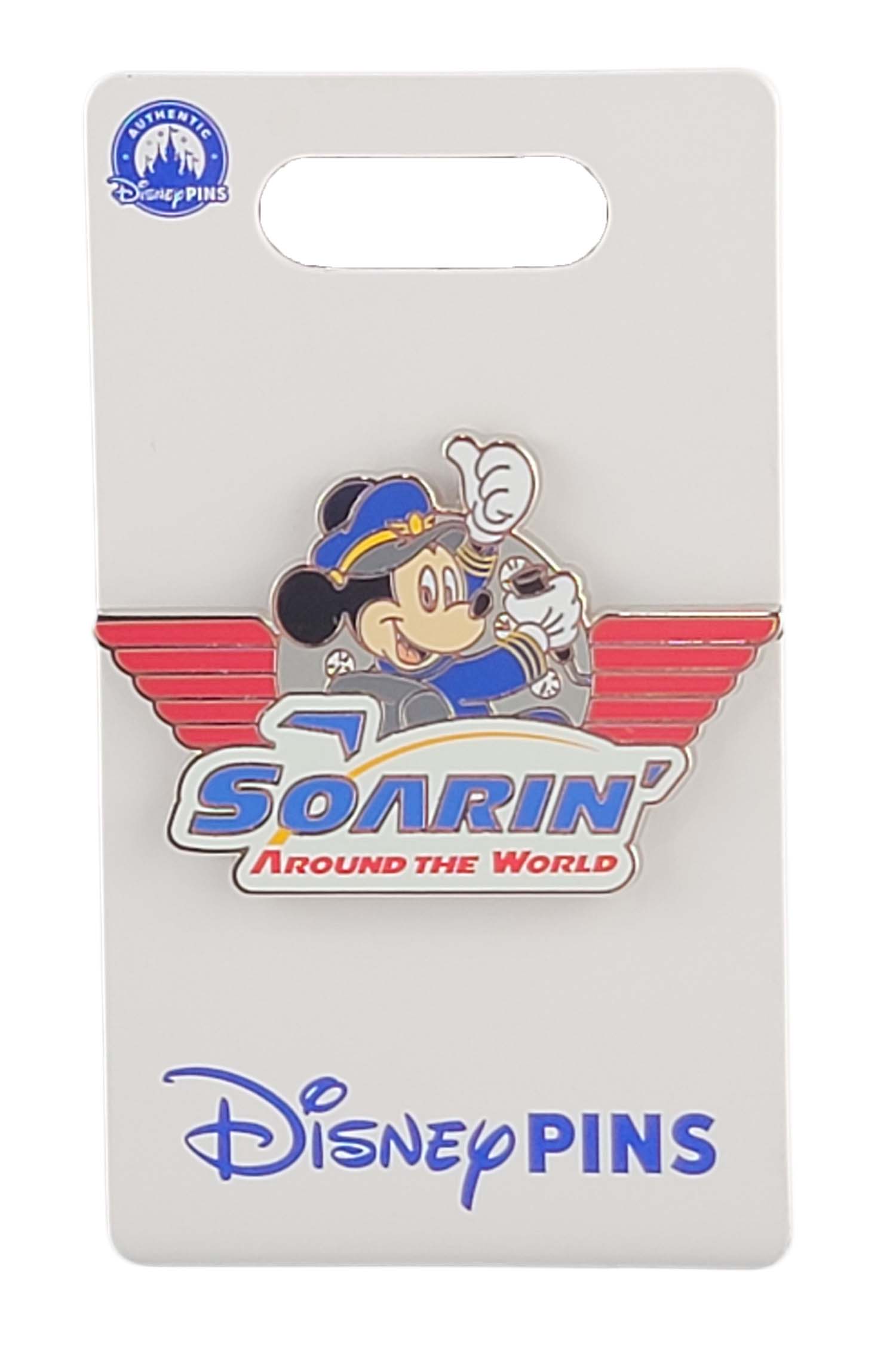 Disney Pin - Soarin - Pilot Mickey - Aviator Wings