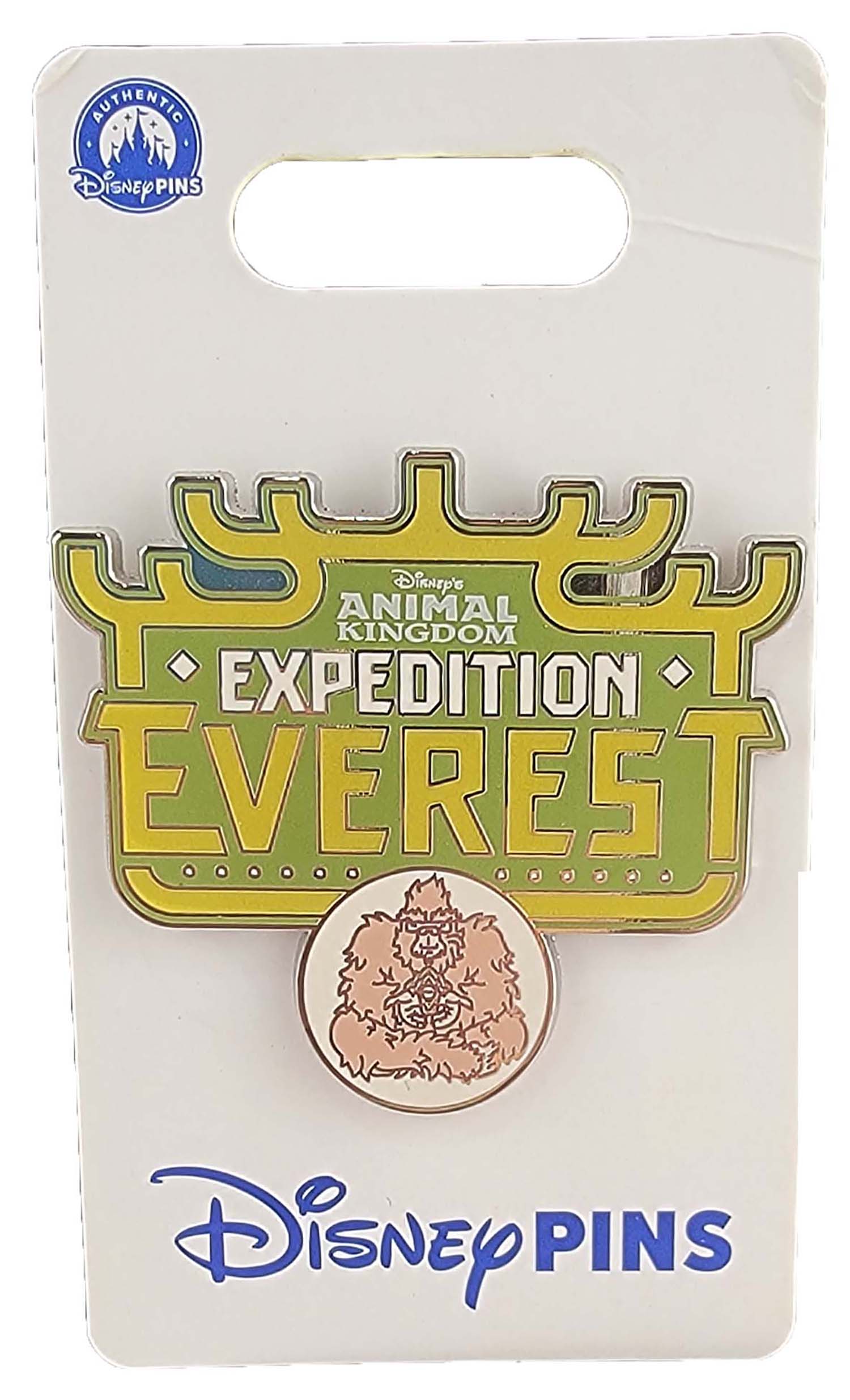 Disney Pin - Animal Kingdom - Expedition Everest - Sign - Yeti