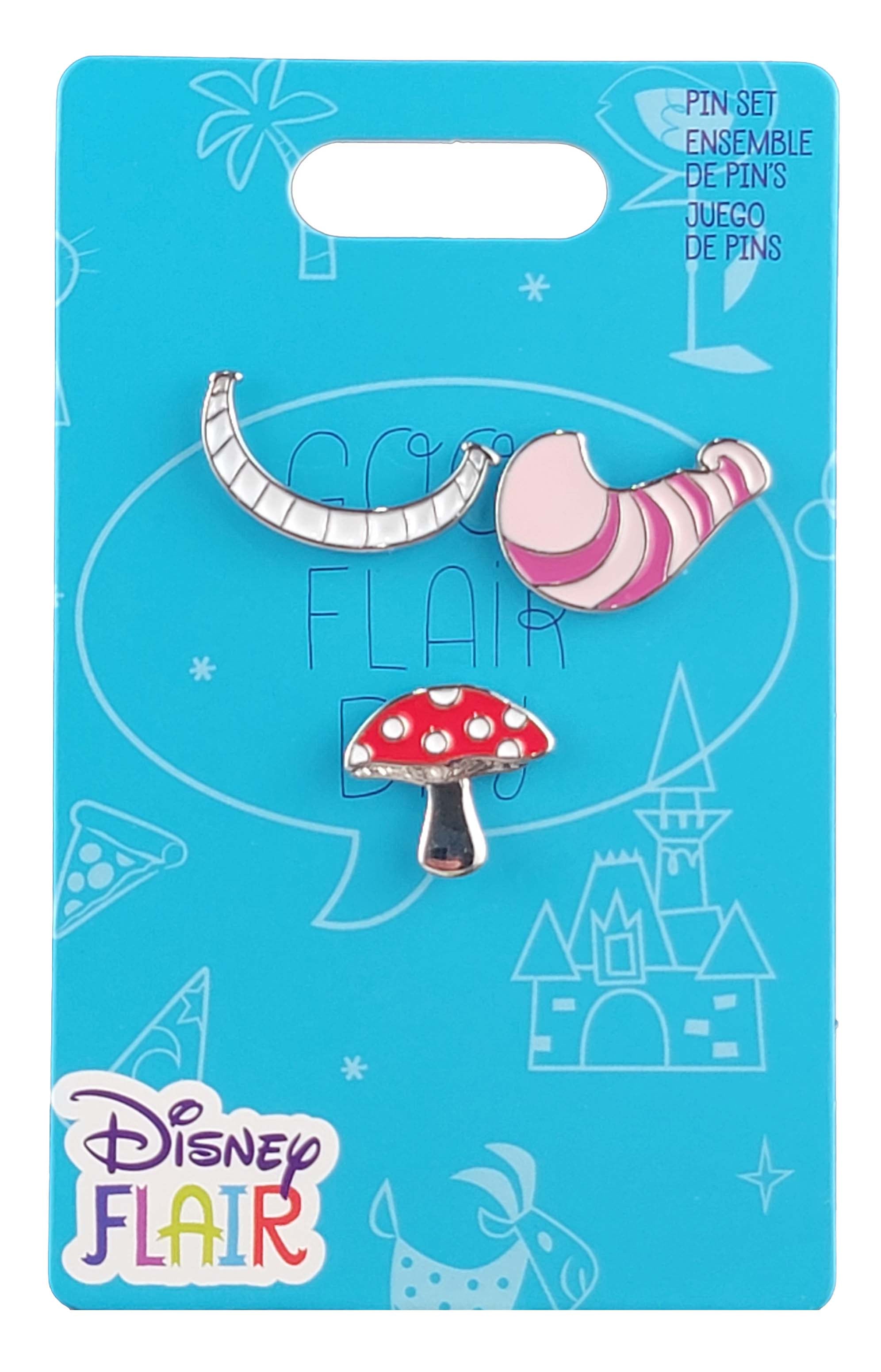 Disney Pin - Disney Flair - Cheshire Cat - 3 Pin Set