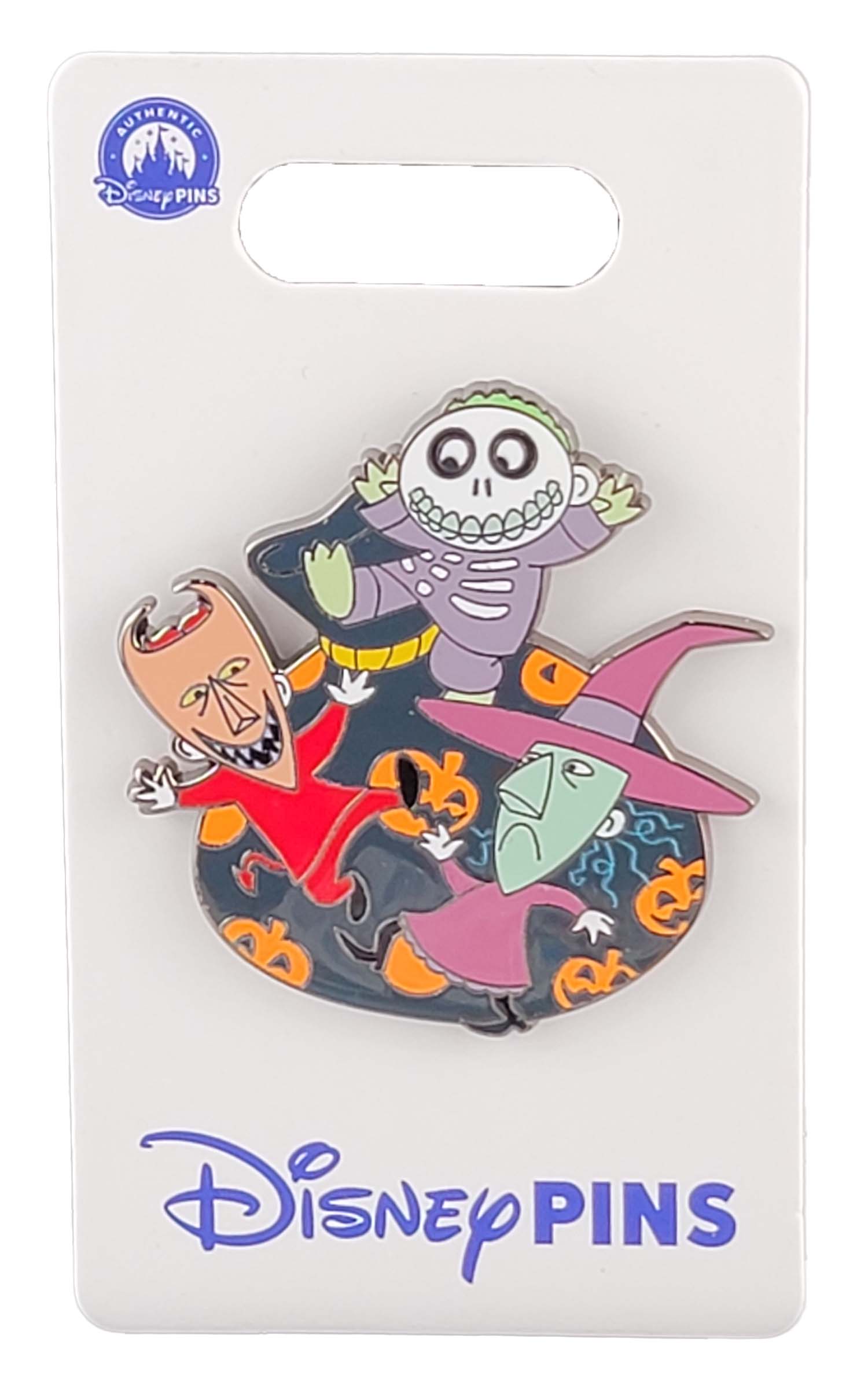 Disney Pin - Nightmare Before Christmas - Lock, Shock, and Barrel Dancing - Pumpkins