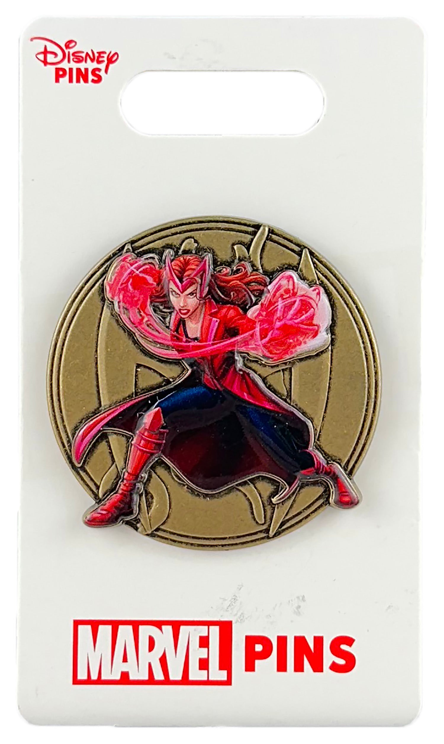 Disney Pin - Marvel Avengers - Sculpted Badge - Wanda Maximoff - The Scarlet Witch