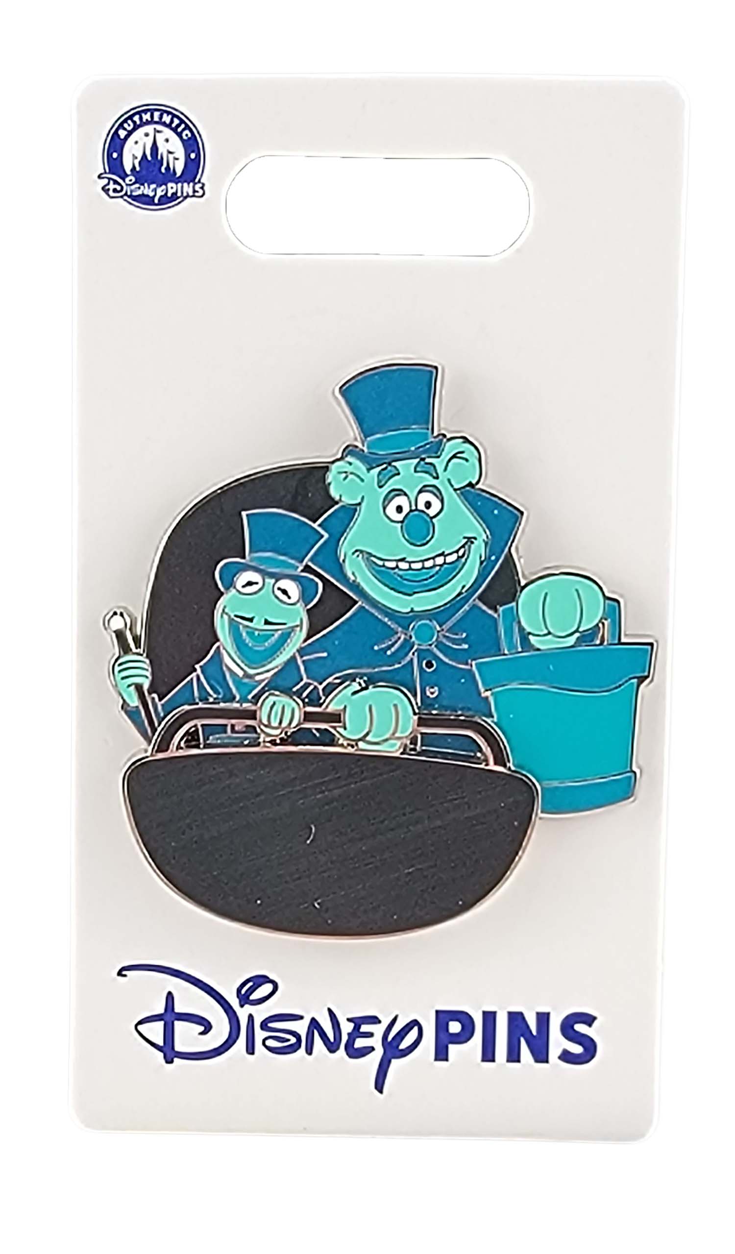 Disney Pin - Haunted Mansion - Muppets - Kermit and Fozzie - Doombuggy