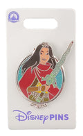 Disney Pin - Princess Glitter Portrait Series - Raya and the Last Dragon - Raya with Whip Sword