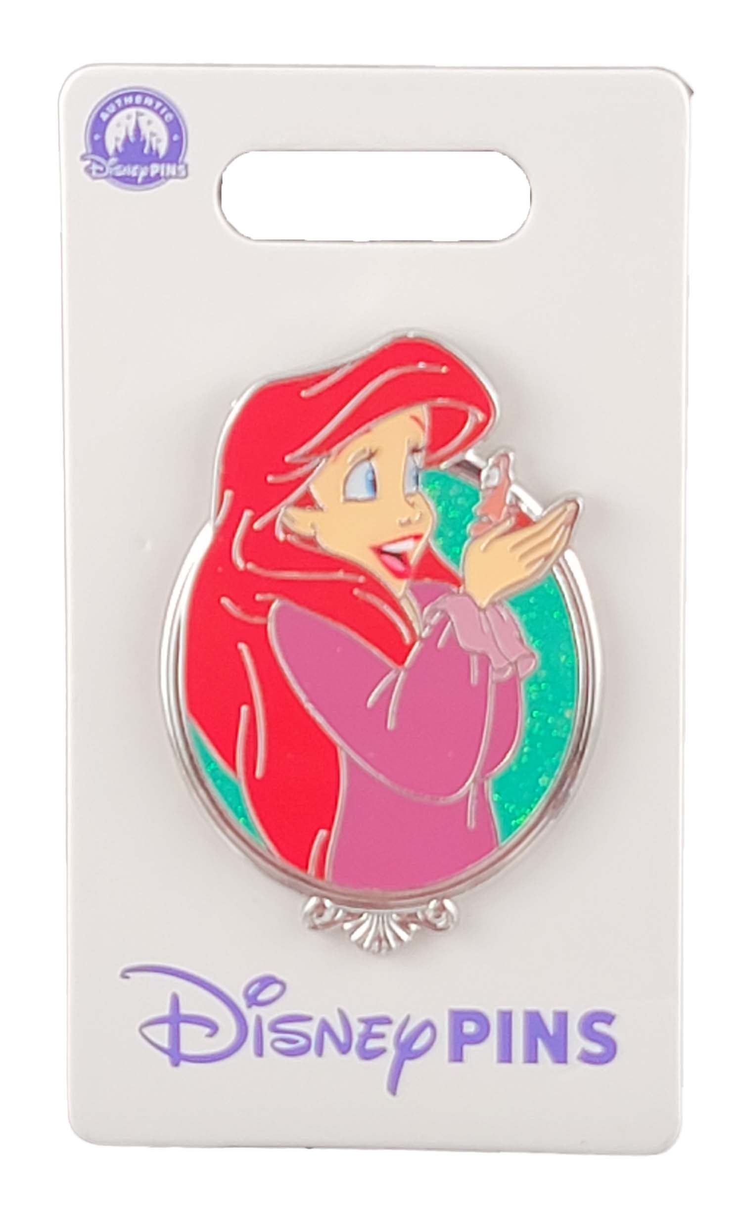 Disney Pin - Princess Glitter Portrait Series - The Little Mermaid - Ariel with Sebastian