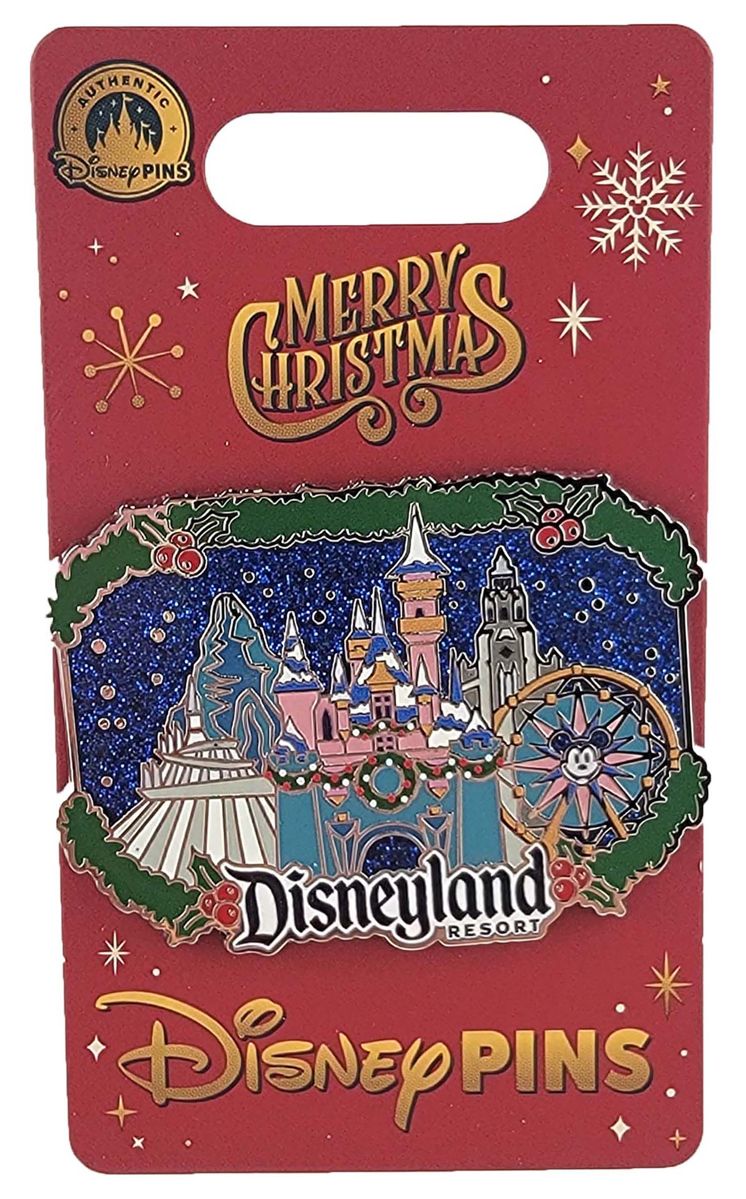 Disney Pin - Disneyland Resort - Merry Christmas 2025 - Park Icons
