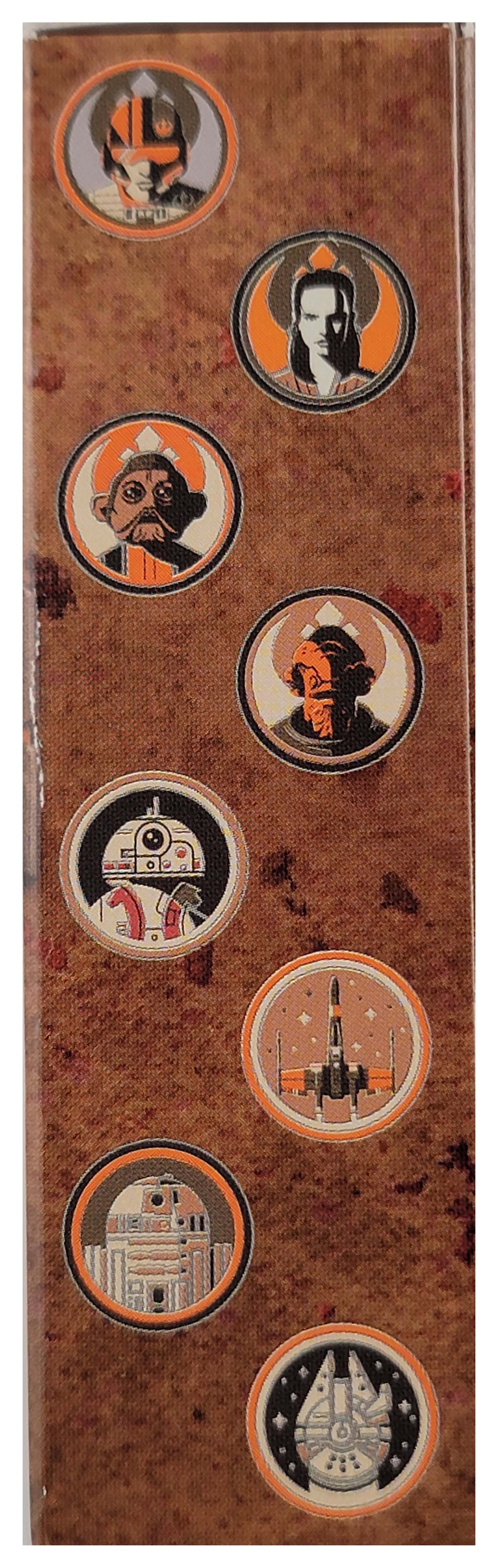 Disney Pin - Star Wars Join the Resistance Mystery Box - 2 Pins - Sealed - package and series details