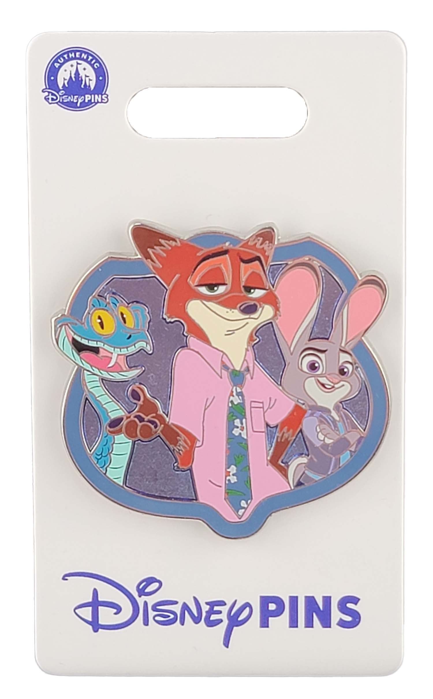 Disney Pin - Zootopia 2 - Nick Wilde, Judy Hopps, Gary De'Snake