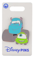 Disney Pin - Monsters Inc - Mike and Sulley as Cars