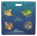 Disney Pin - Booster Set - Tiana's Bayou Adventure Characters - 4-Pin Set - front view