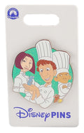 Disney Pin - Character Cluster - Ratatouille - Remy, Alfredo, Linguini, Colette Tatou, Skinner, and Emile