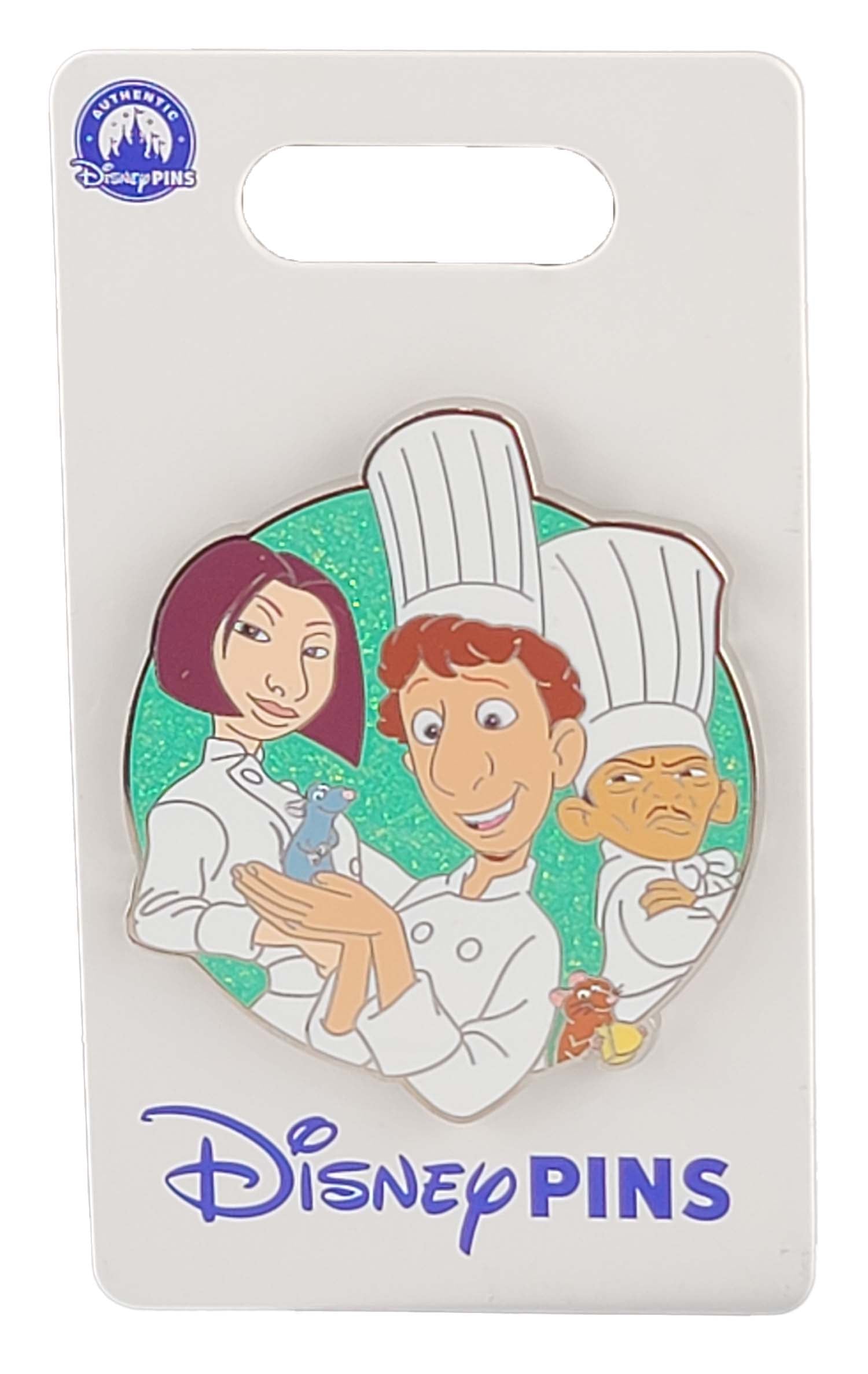 Disney Pin - Character Cluster - Ratatouille - Remy, Alfredo, Linguini, Colette Tatou, Skinner, and Emile