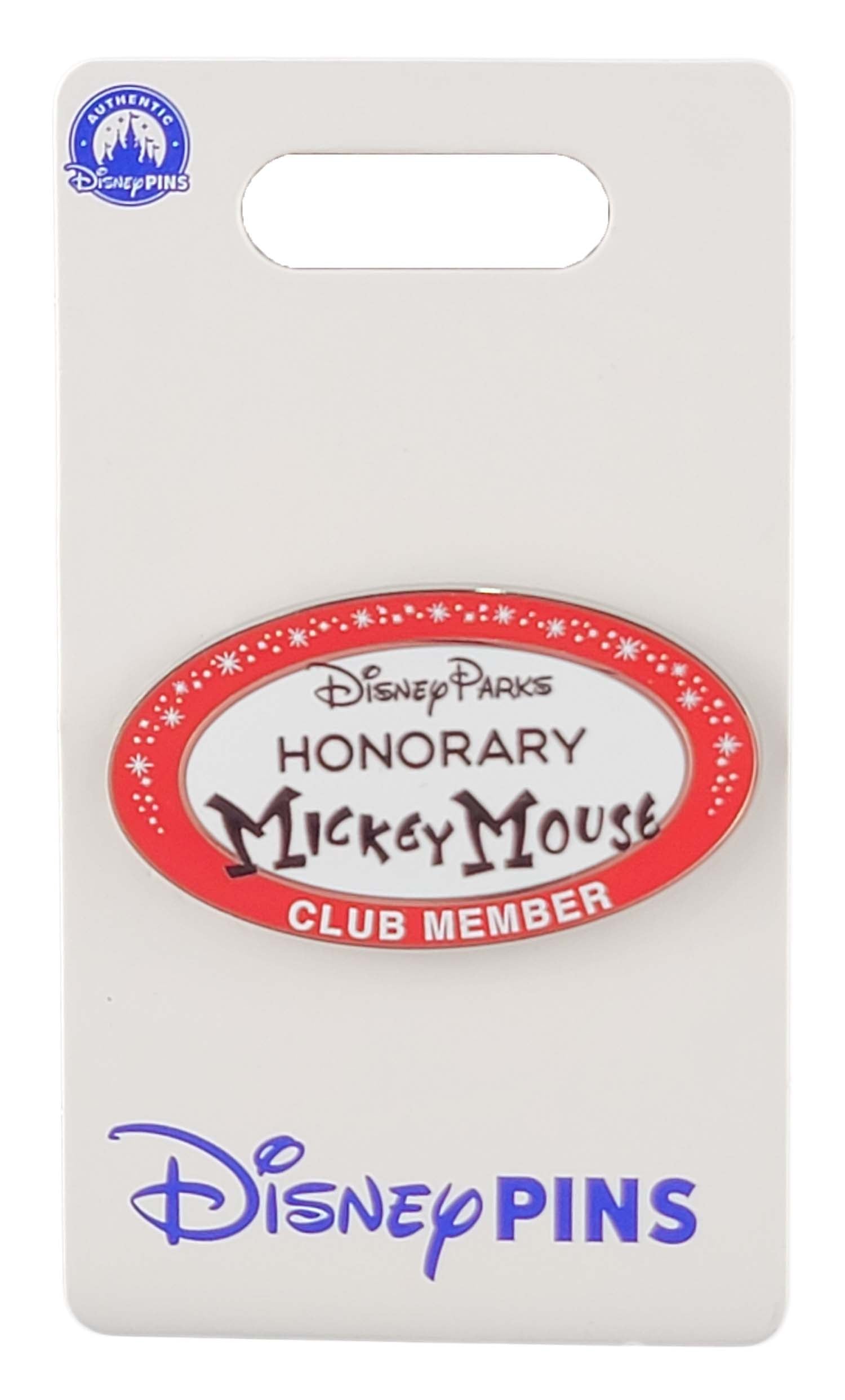 Disney Pin - Honorary Mickey Mouse - Club Member - Name Tag