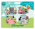 Disney Pin - Booster Set - Best Day Ever Mickey and Friends - 4-Pin Set - front view