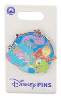 Disney Pin - Monsters, Inc. Character Cluster - Sulley, Mike, Boo, Randall and Roz