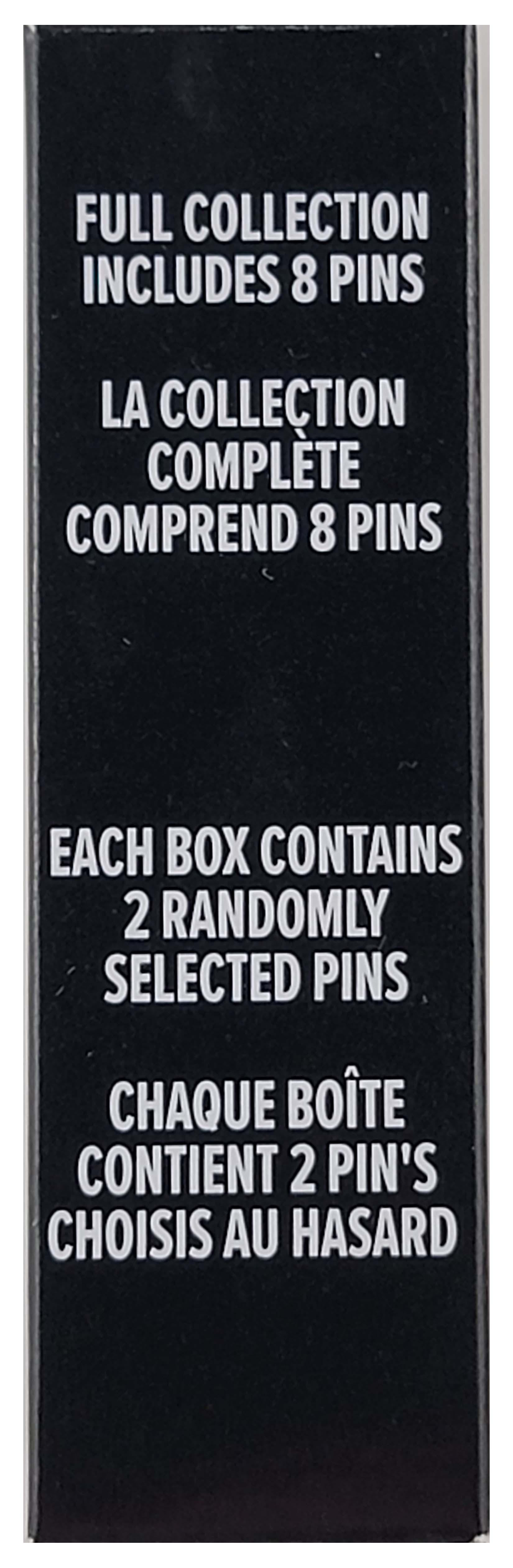 Disney Pin - Villain Portraits Mystery Box - 2 Random Pins - Sealed - package and series details