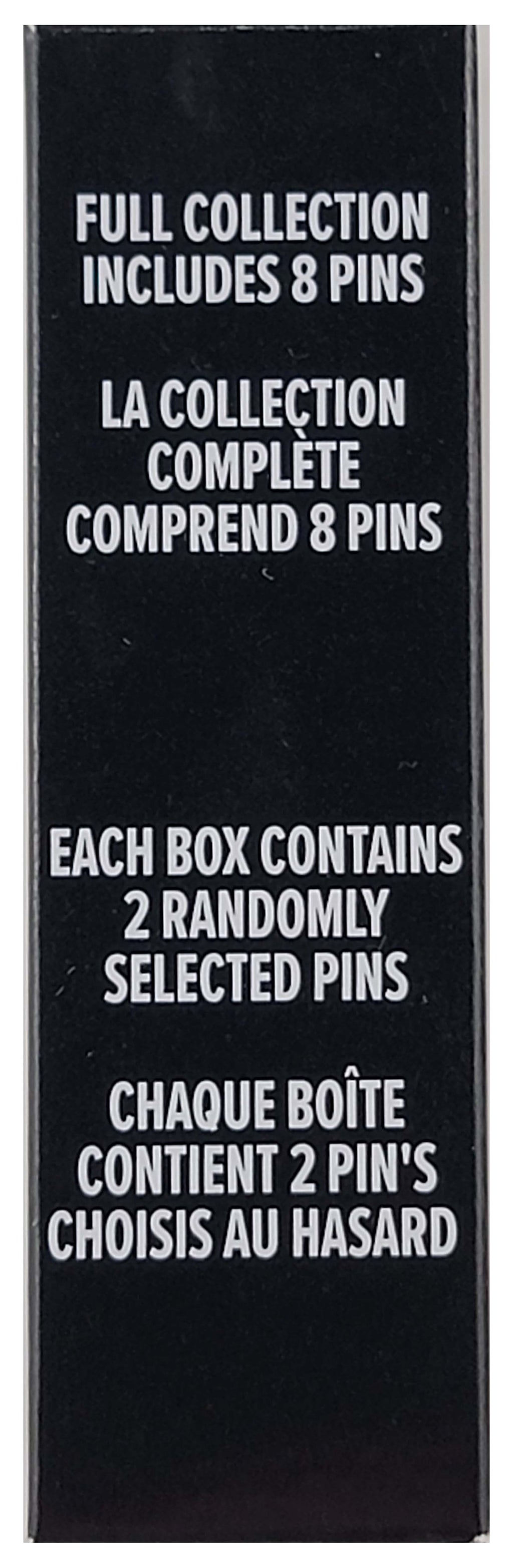 Disney Pin - Villain Portraits Mystery Box - 2 Random Pins - Sealed - package and series details