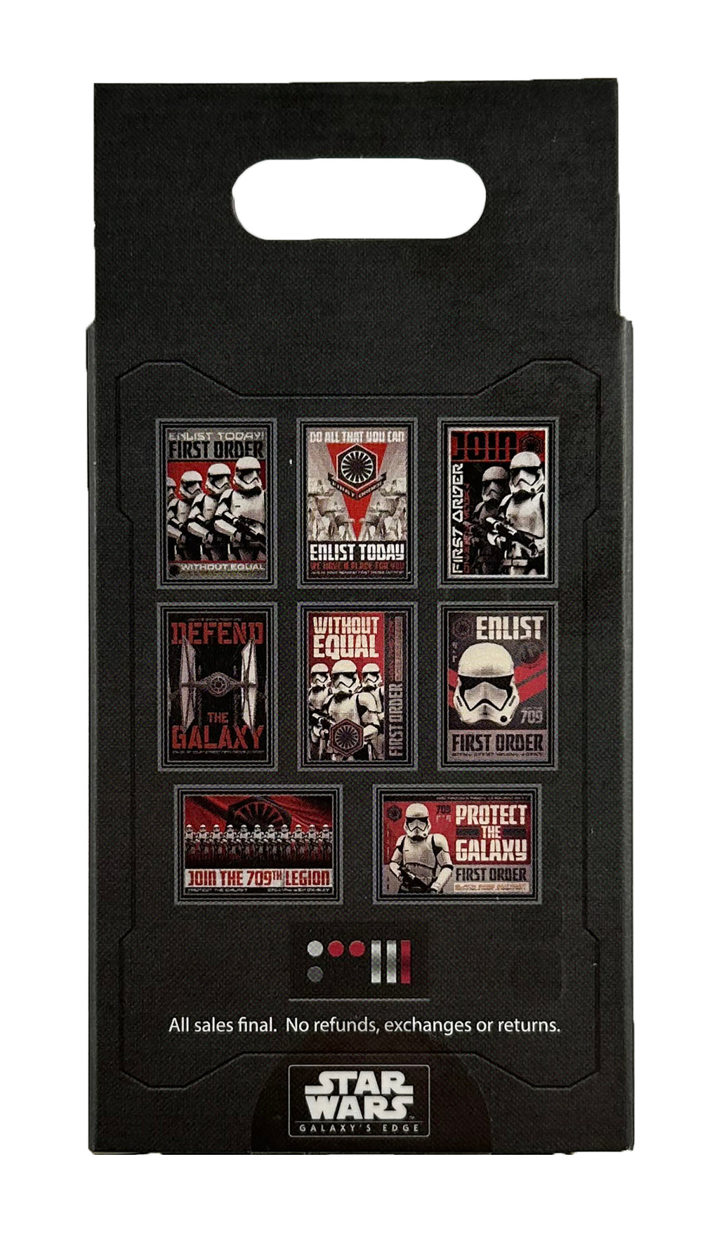 Disney Pin - Star Wars Trooper Helmets Mystery Box - 2 Random Pins - Sealed - package and series details