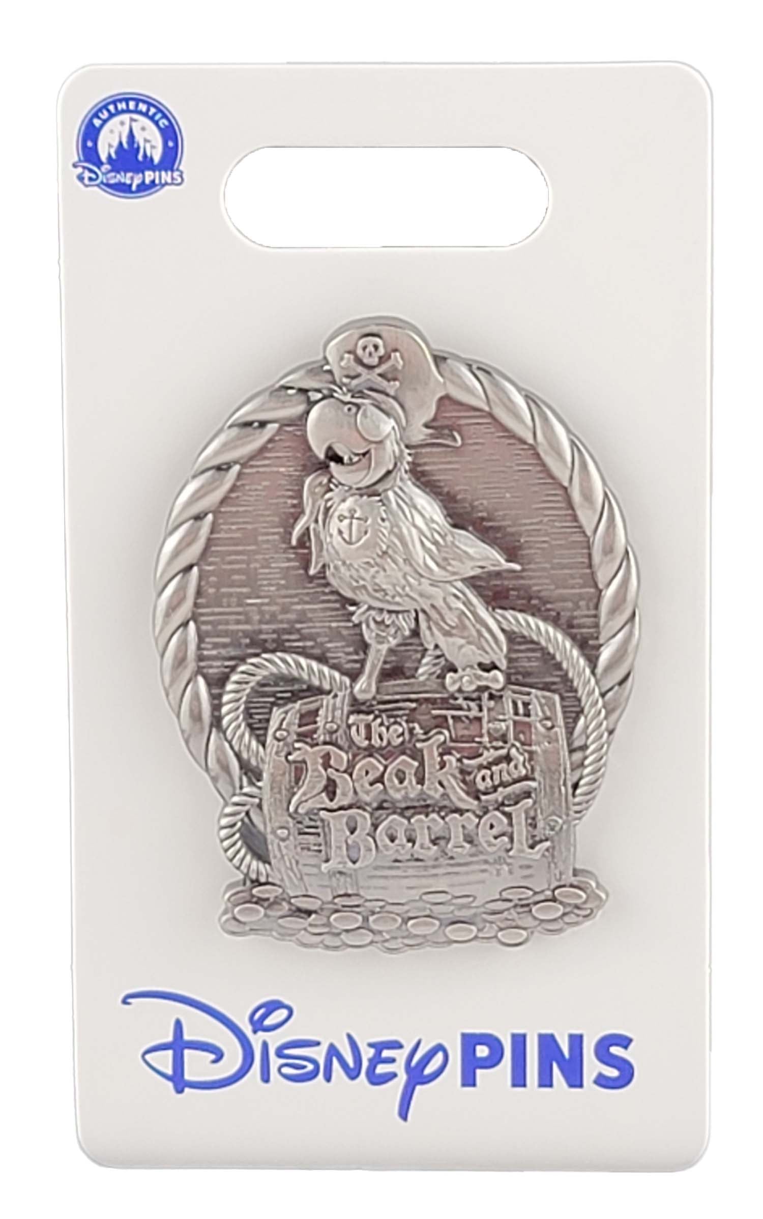 Disney Pin - WDW - Beak and Barrel Logo - Pirate Parrot