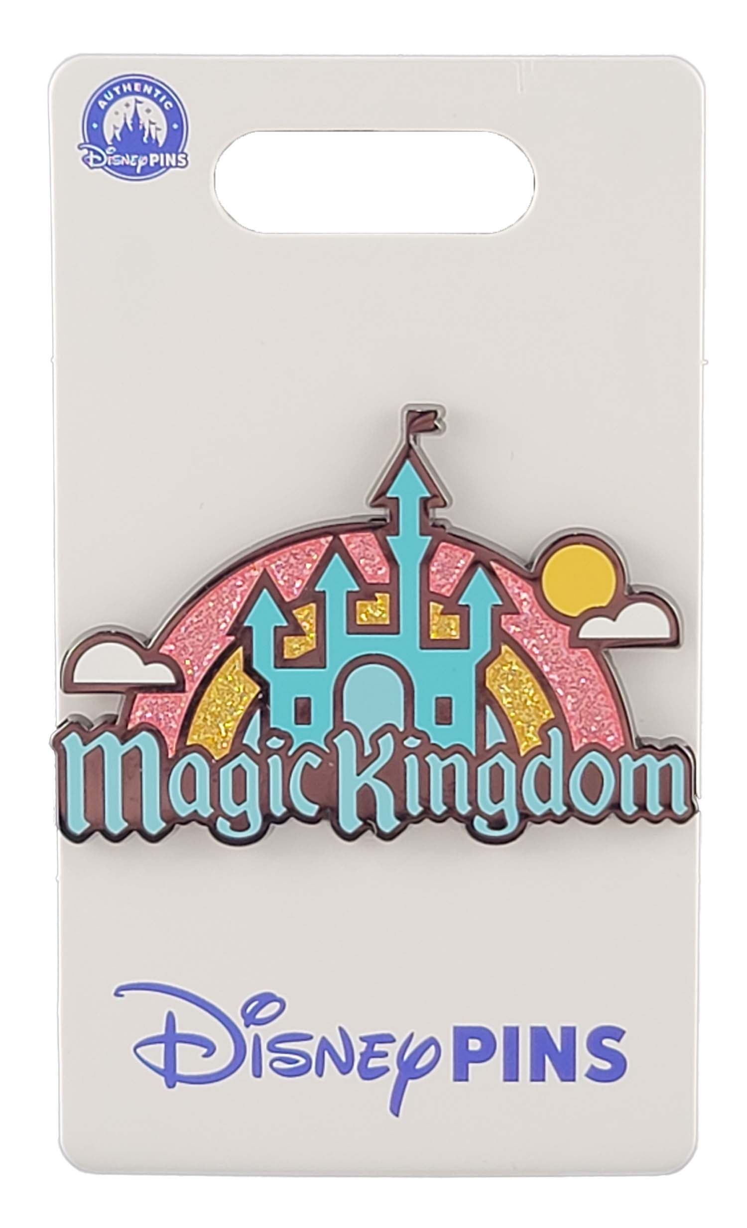 Disney Pin - Magic Kingdom - Cinderella Castle with Glitter Rainbow