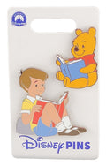 Disney Pin - Winnie the Pooh - Christopher Robin and Pooh - Reading Books
