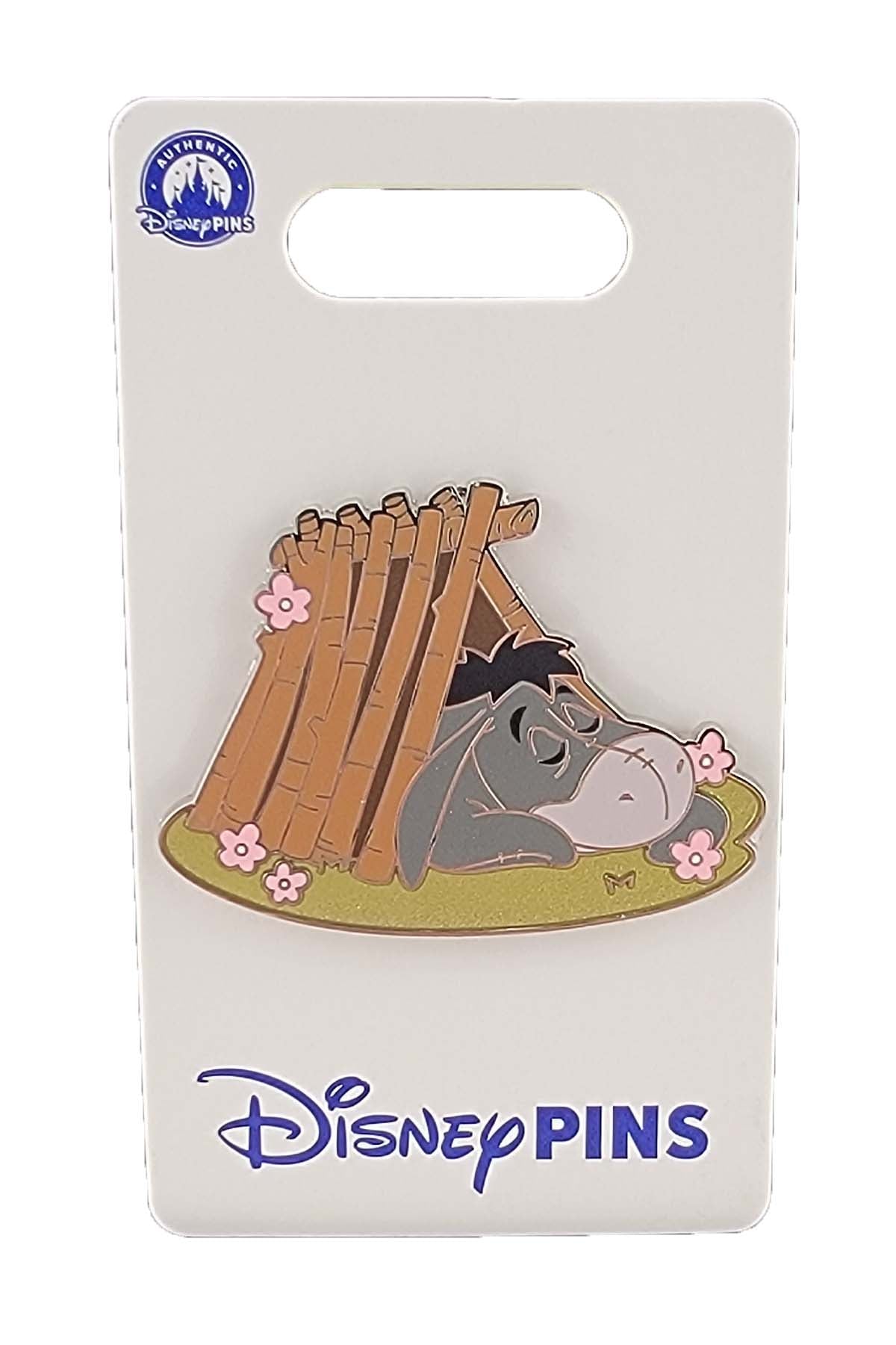 Disney Pin - Winnie the Pooh - Eeyore - Sleeping in a Log Tent