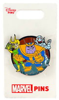Disney Pin - Marvel Family Cluster - Thanos, Ultron and Loki - Chibi Style