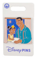 Disney Pin - Princess and the Frog - Young Tiana and James - Reading a Paper Together