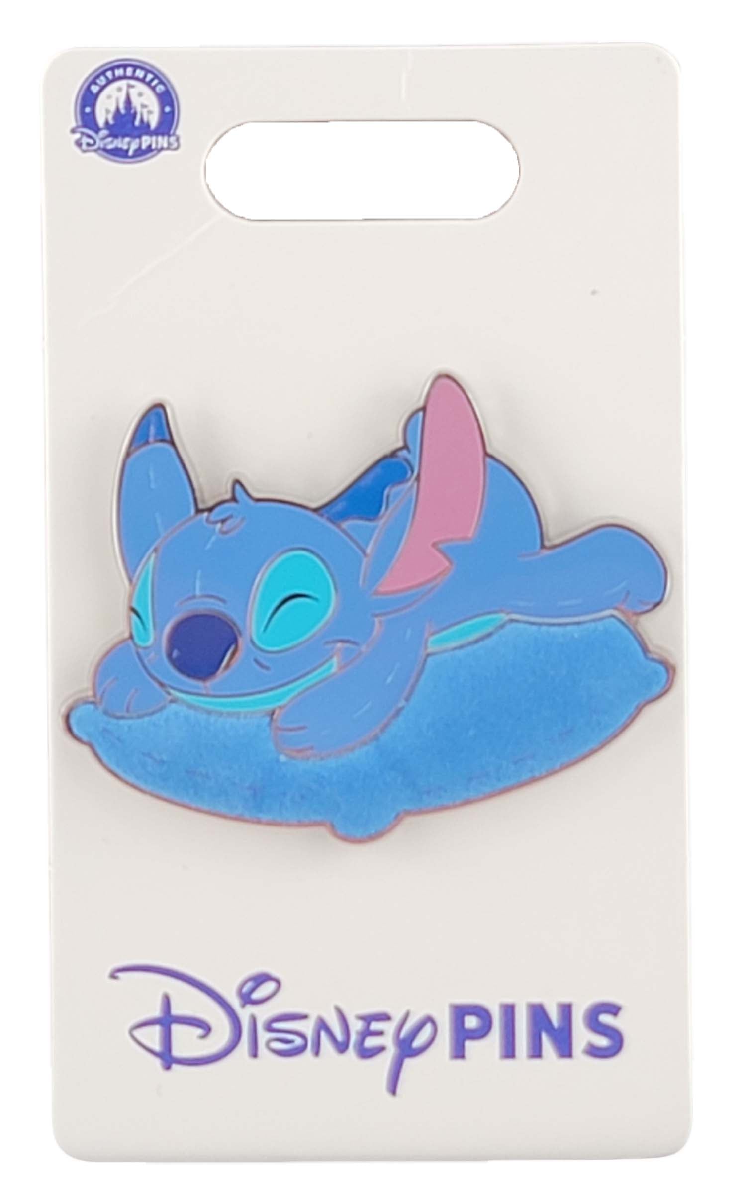 Disney Pin - Asleep on Flocked Pillows Series - Stitch