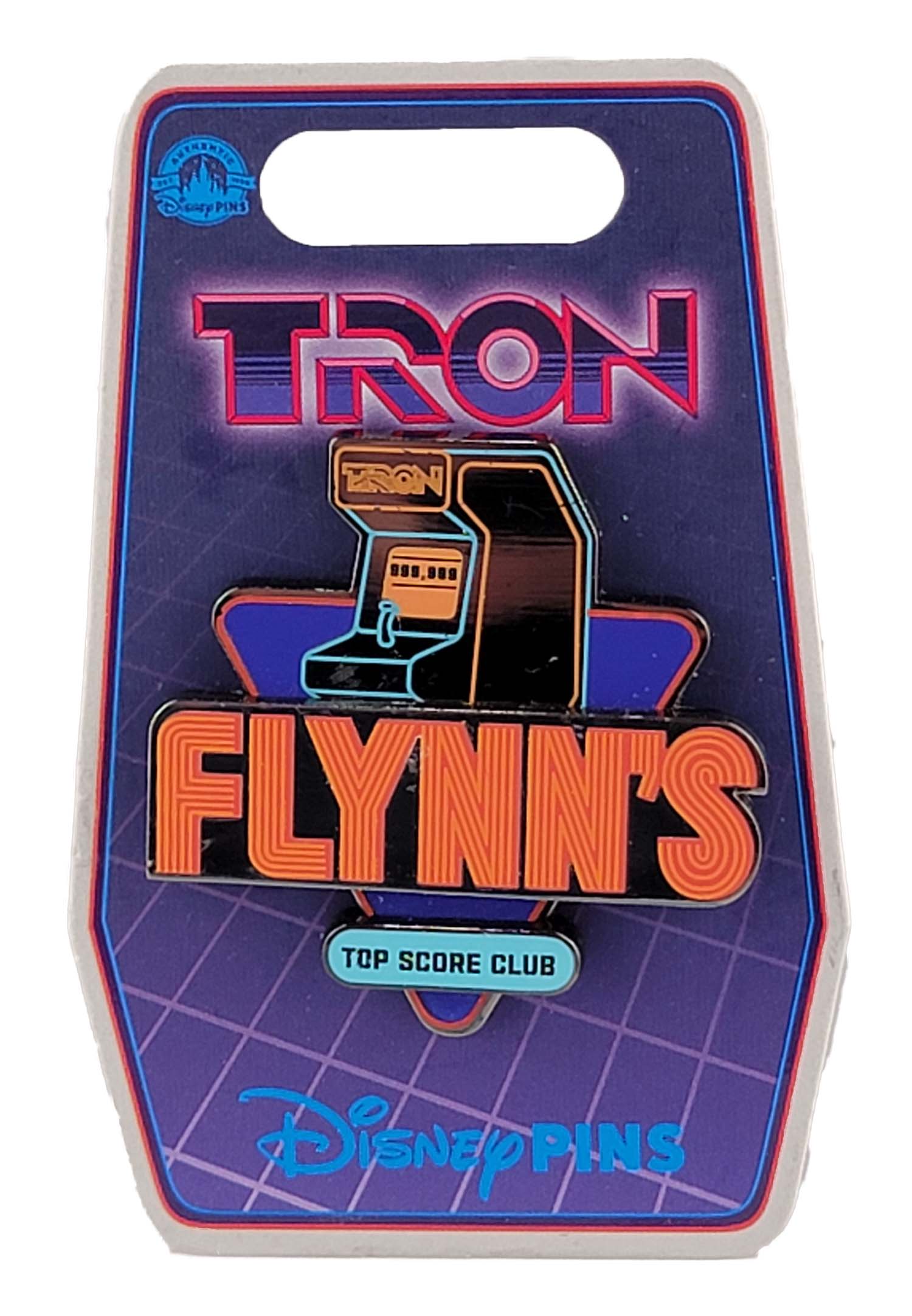 Disney Pin - Tron - Flynn's Top Score Club - Aracade Game