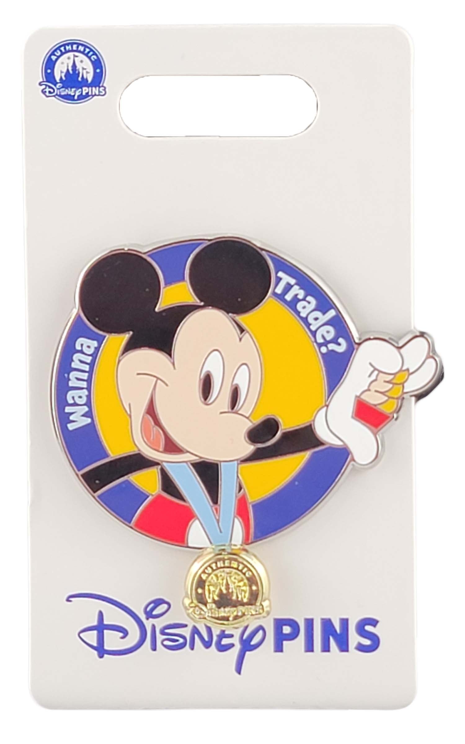 Disney Pin - Wanna Trade Series - Pin Trader Mickey Mouse