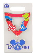 Disney Pin - Pin Trading Lanyard - Dangle Medallion Series - Mickey Mouse and Friends