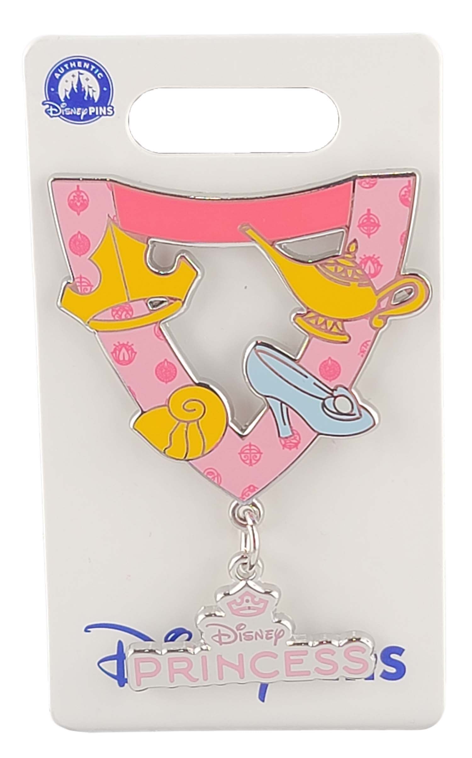 Disney Pin - Pin Trading Lanyard - Dangle Medallion Series - Princesses