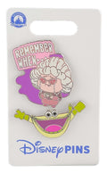 Disney Pin - Inside Out 2 - Nostalgia and Pouchy - 2-Pin Set - front view