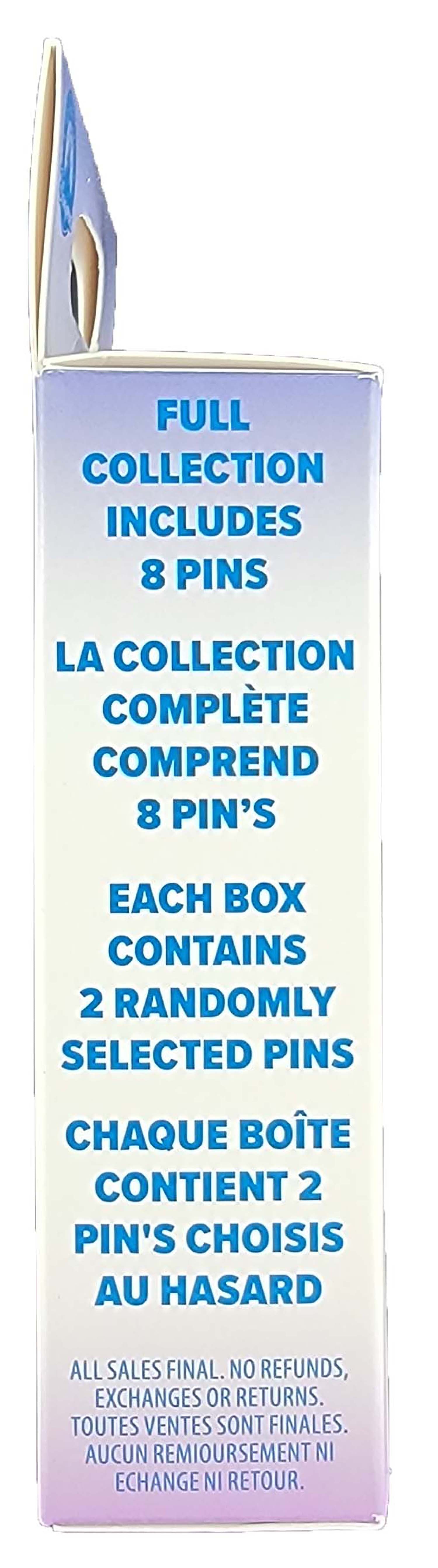 Disney Pin - Mini Mix-Its Series 2 Mystery Box - 2 Pins - Sealed - package and series details