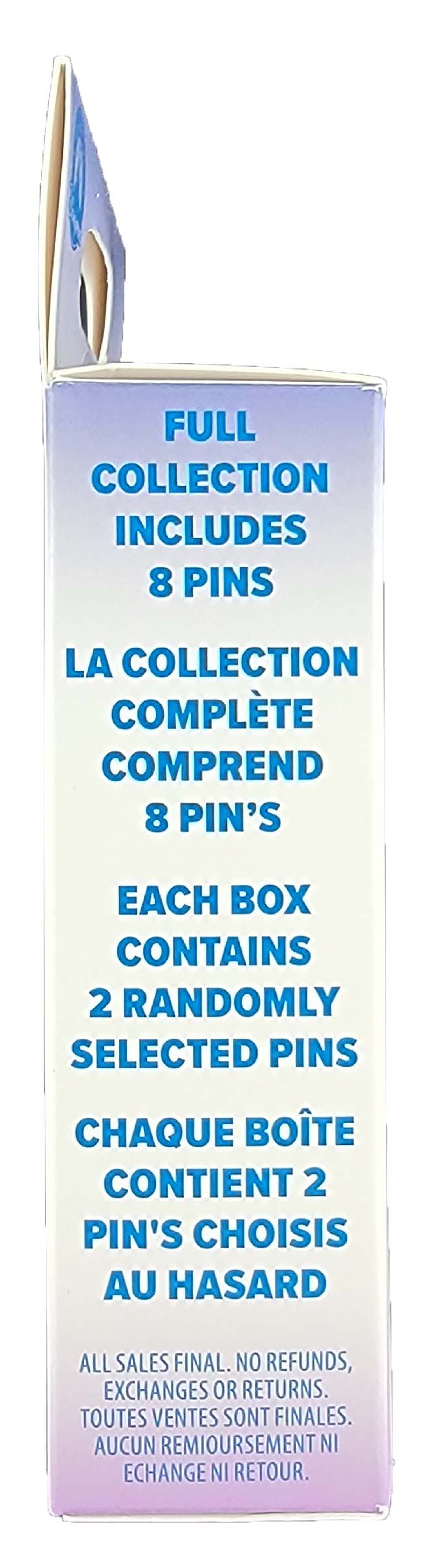 Disney Pin - Mini Mix-Its Series 2 Mystery Box - 2 Pins - Sealed - package and series details