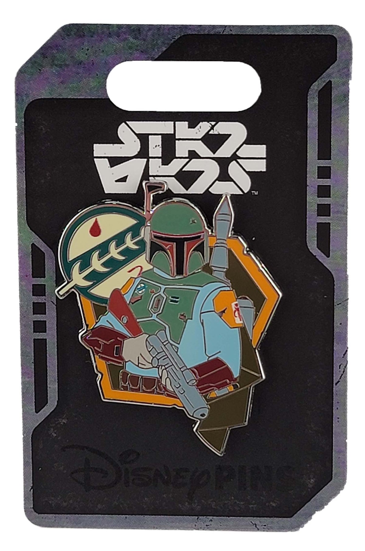 Disney Pin - Star Wars - The Empire Strikes Back - Boba Fett Holding a Blaster